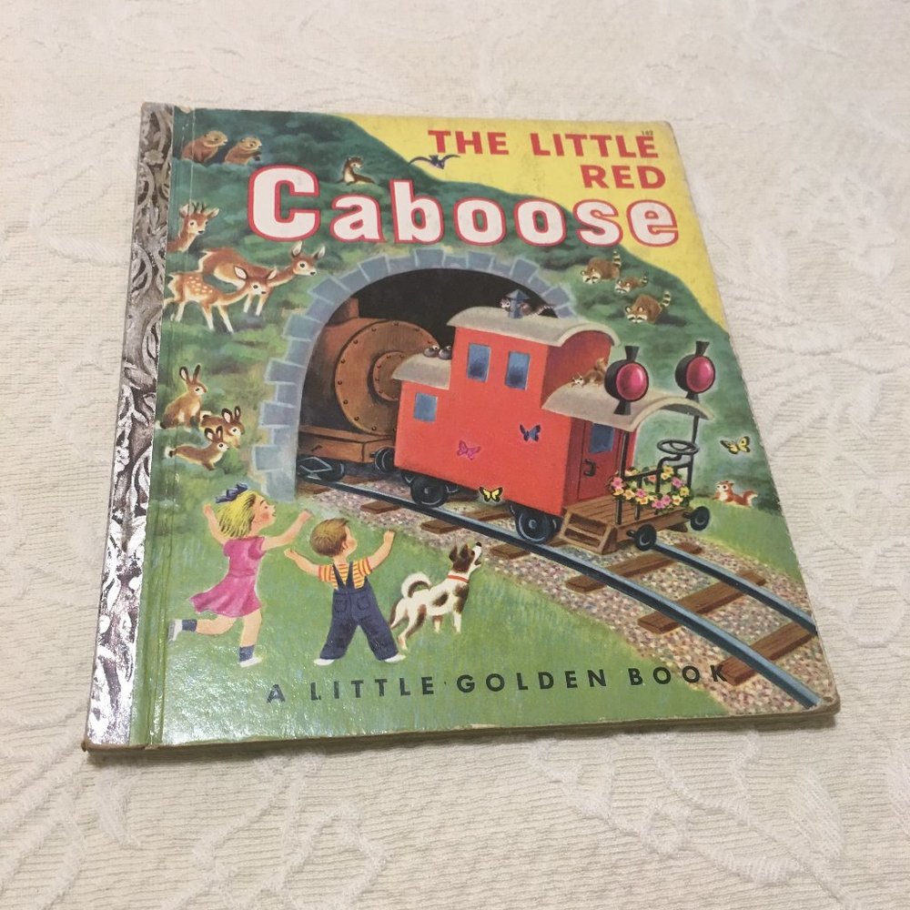 Vintage 1953 The Little Red Caboose book